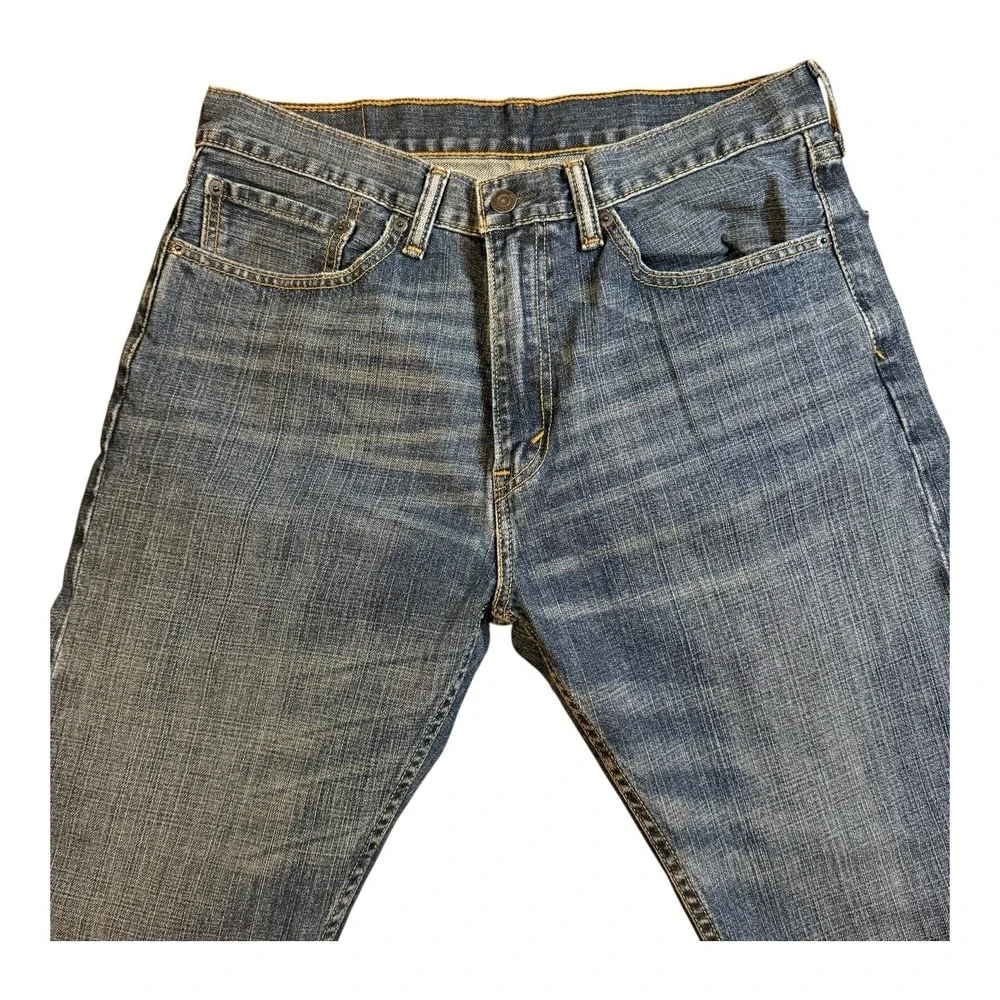 Levi's 505 Straight Fit‎ Jeans Mens 34x29 Blue Cotton  Medium Wash Fits 32 X 27